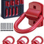 Anclajes amarre anillos D 1/2" 12000 lb placa remolque