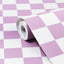 Papel tapiz cuadros morado autoadhesivo 17.3x480"