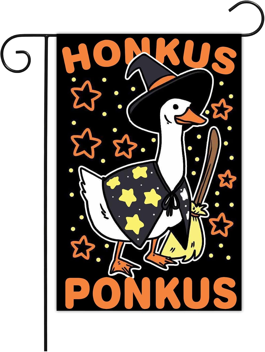 Banderas Halloween Honkus Ponkus 12x18pulg doble cara