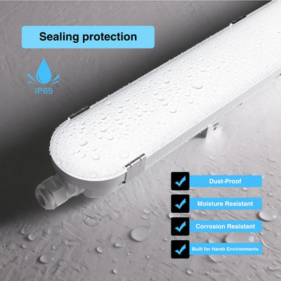2 Lámparas LED IP65 8ft 13000lm 5CCT ajustable