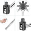 Barra disyuntor 1/2 pulg 610mm con extensión 125mm