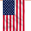 Bandera EE.UU. 28x40" a prueba de rasgaduras doble cara