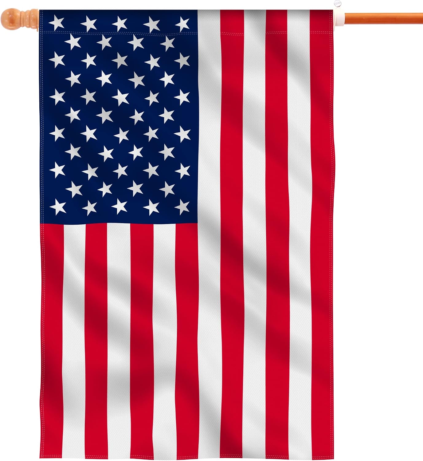 Bandera EE.UU. 28x40" a prueba de rasgaduras doble cara