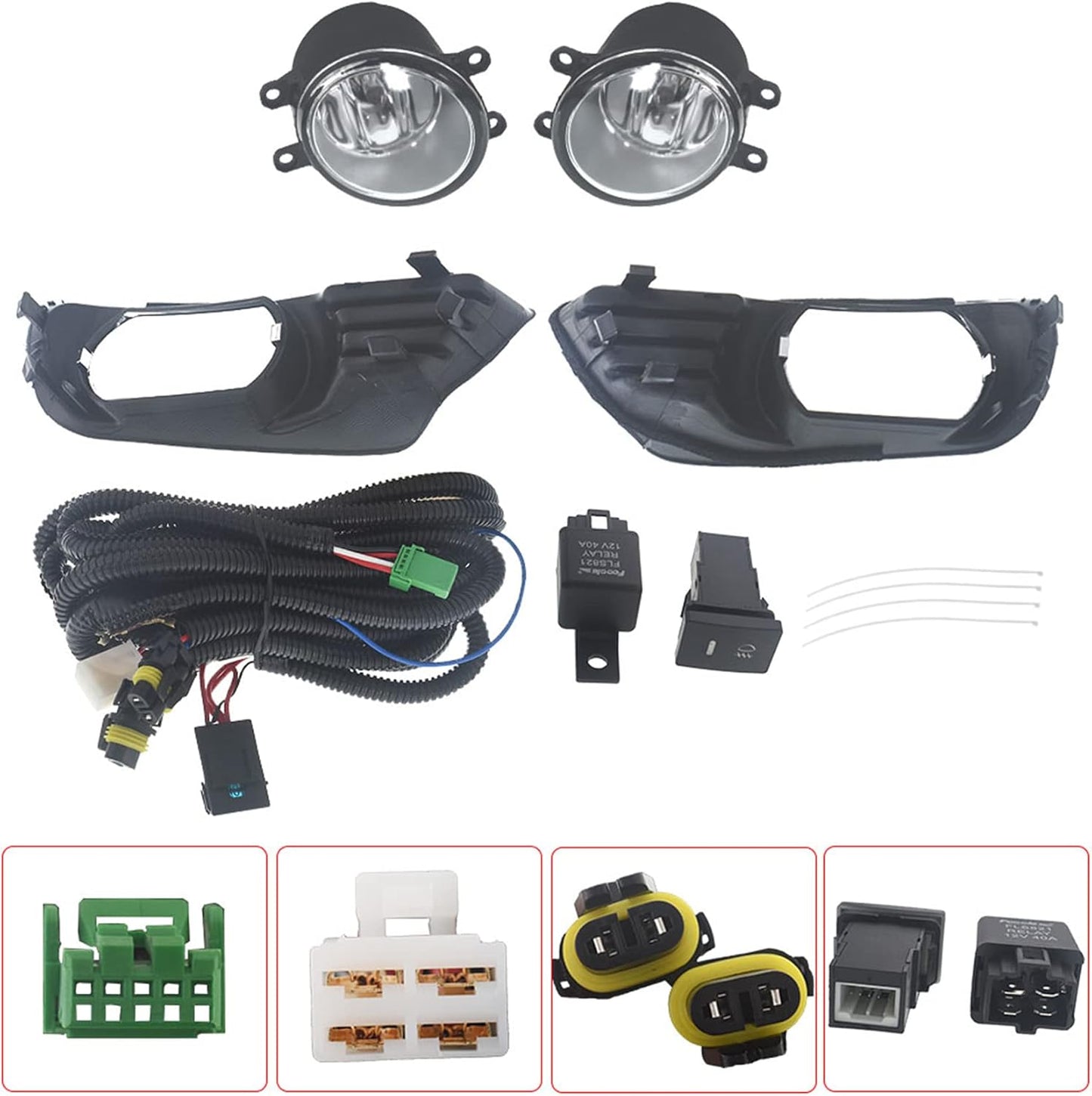 Luces antiniebla Camry 07-09 con kit interruptor