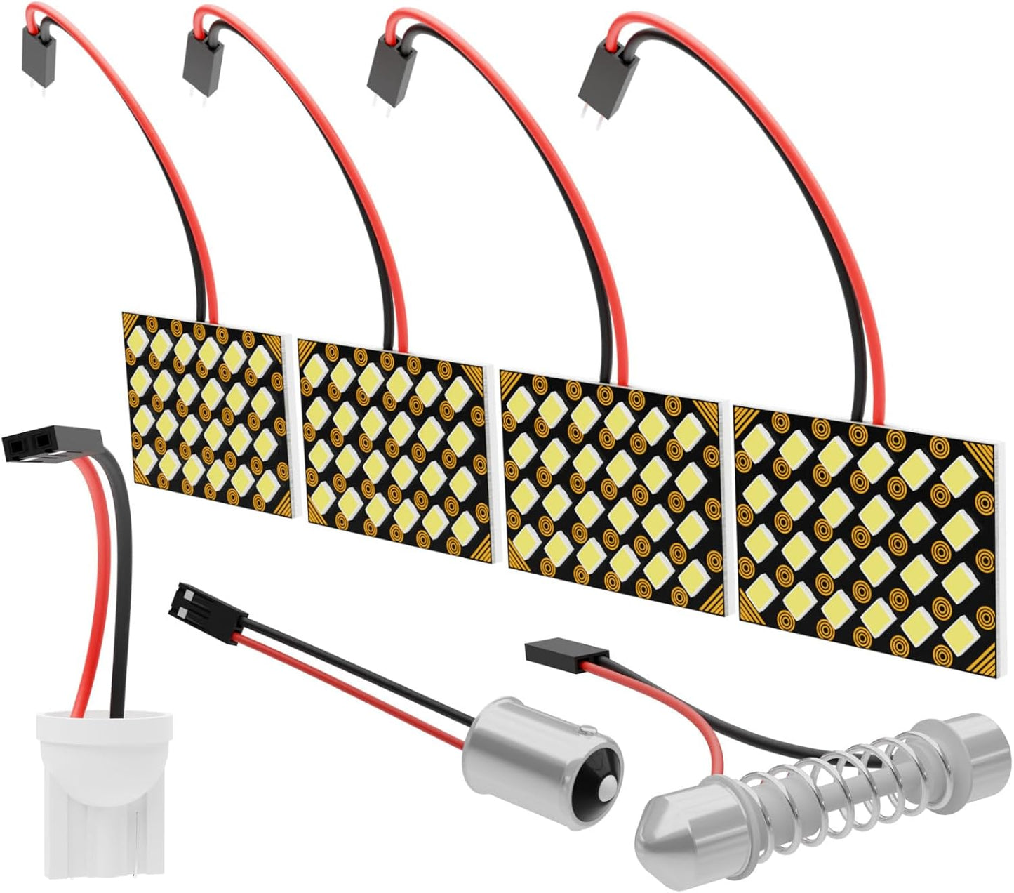 4 Set Luces LED 6000K 12V para Camper Panel Interior