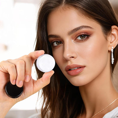 30 Frascos Cosméticos 0.35oz con Tapas y Espátulas Reutilizables