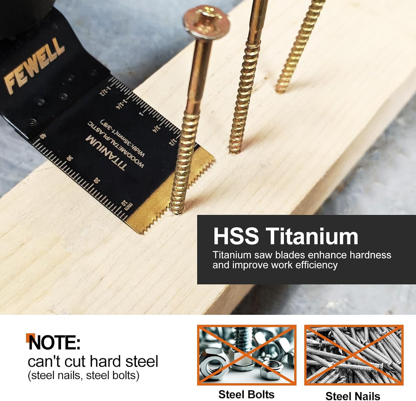 55 Hojas Sierra Oscilante Universal para Metal Madera