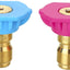 Puntas boquilla conexión rápida lavadora 1/4" 4000PSI pack 2