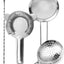 Juego coladores coctel acero inox con cuchara mezcladora