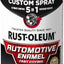 2 Pzas Esmalte Automotriz 12oz Color Negro Plano