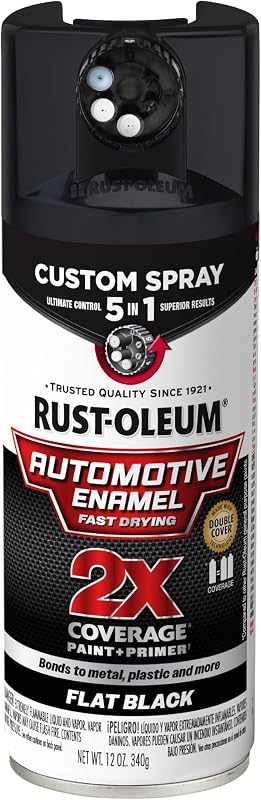 2 Pzas Esmalte Automotriz 12oz Color Negro Plano