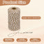 Cuerda algodón 0.079" 109yardas 2 rollos marrón y blanco