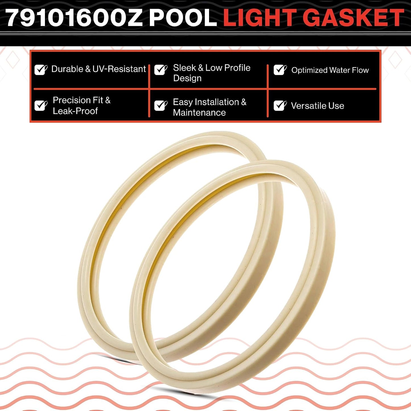 Junta luz piscina comp Pentair Amerlite e Intellibrite