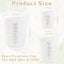 Vasos medidores silicona para derretir chocolate 16.9/8.5/4.2oz