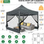 Toldo desplegable 10x10ft con paredes y mosquitero para