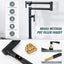 Llave de llenado ollas cocina plegable latón negro