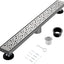 Desagüe ducha 48" acero inox 304 rejilla plana