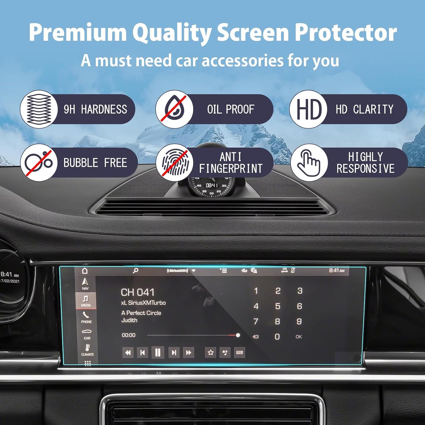 Protector pantalla Panamera 2017-25 12.3"
