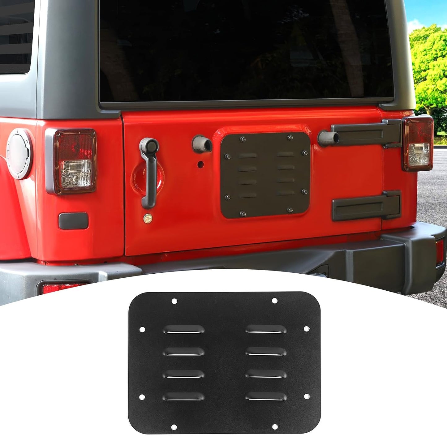 Cubierta panel aire puerta trasera Jeep JK 07-17
