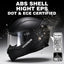 Casco integral unisex para motocicleta aprobado DOT