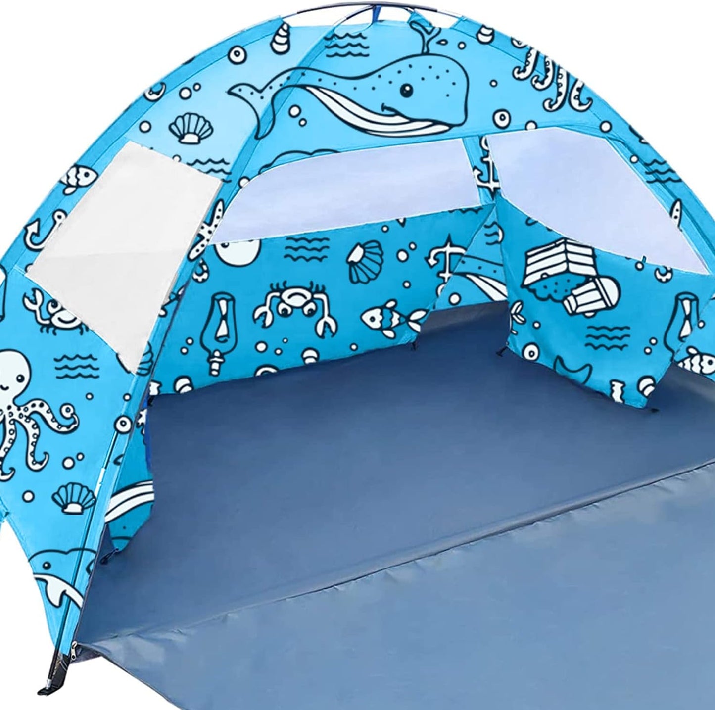 Tienda playa para 3-4 personas UPF 50 PU800 impermeable