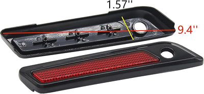 Cerraduras bisagra alforjas Harley Touring 2014-25 NegroRojo