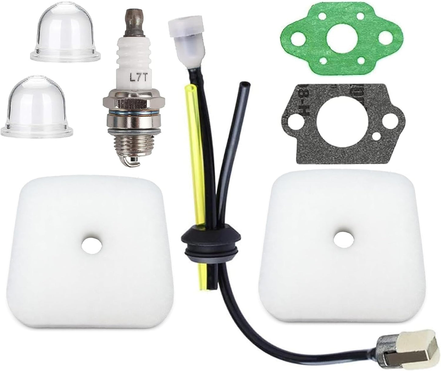 Kit 2 Pzas Filtro Aire y Línea Combustible Cultivador Mantis 7222