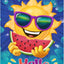 Bandera 28x40" doble cara Hello Summer Sun exterior