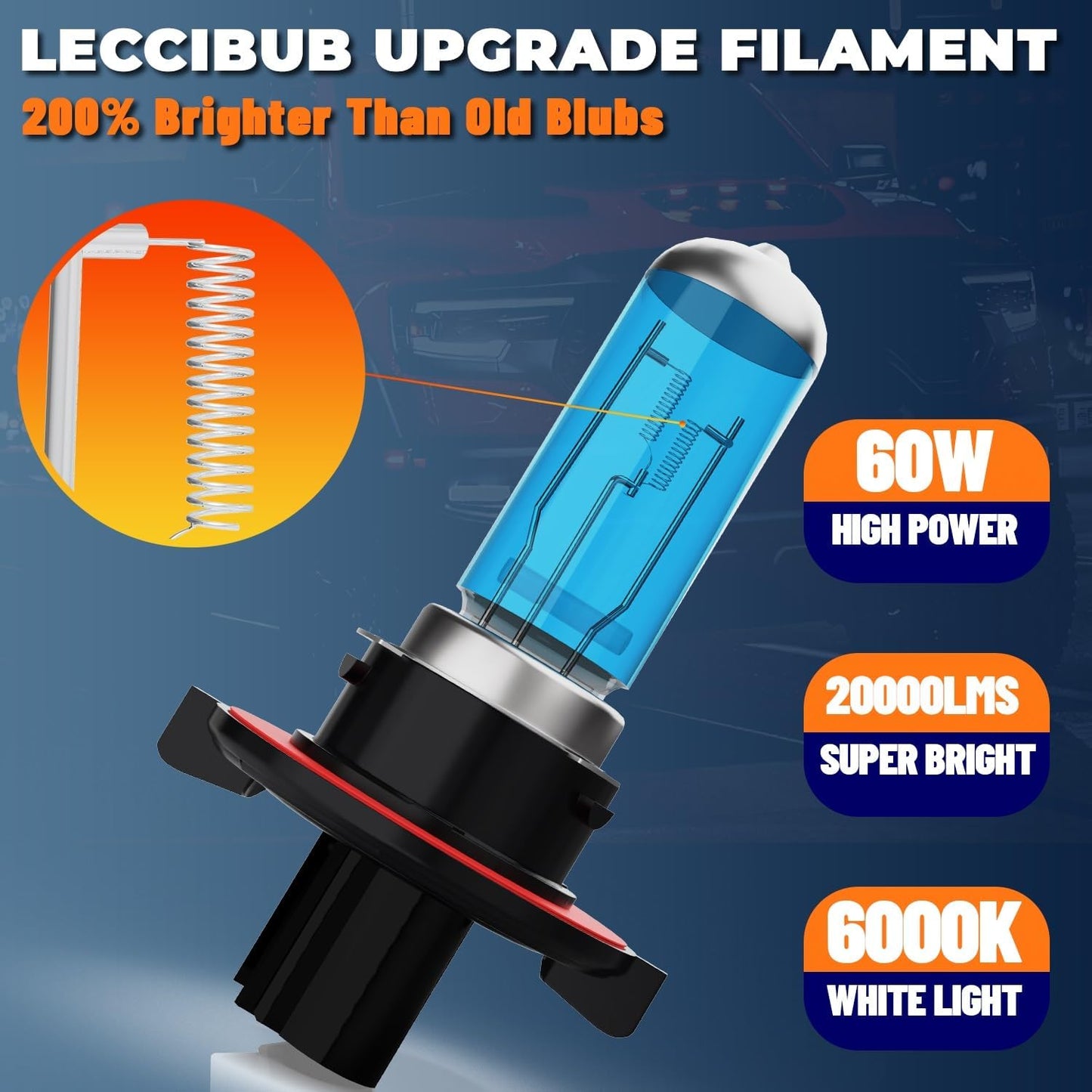 Bombillas faros Jeep Liberty 08-12 pack 6