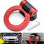 Gancho remolque rojo universal adhesivo decorativo anillo