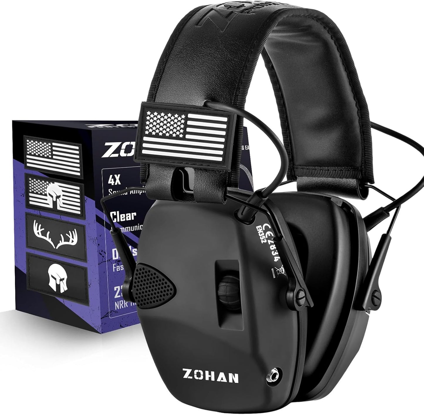Orejeras tiro con amplificador sonido NRR 23dB