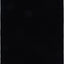 Alfombra exterior lavable trenzada 6x9ft negro reversible