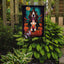 Bandera decorativa Halloween Basset Hound patio multicolor