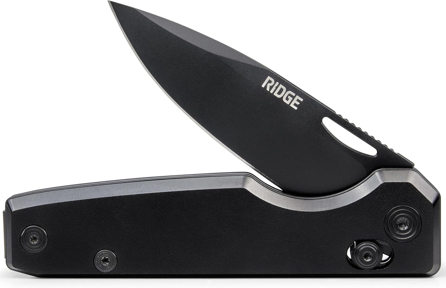 Cuchillo bolsillo EDC acero Sandvik 14c28n DLC negro