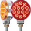 Luz LED doble cara 3" ámbar/rojo 14/lado pack 2