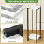 Soporte plantas 40pulg 2 niveles metal y madera resistente