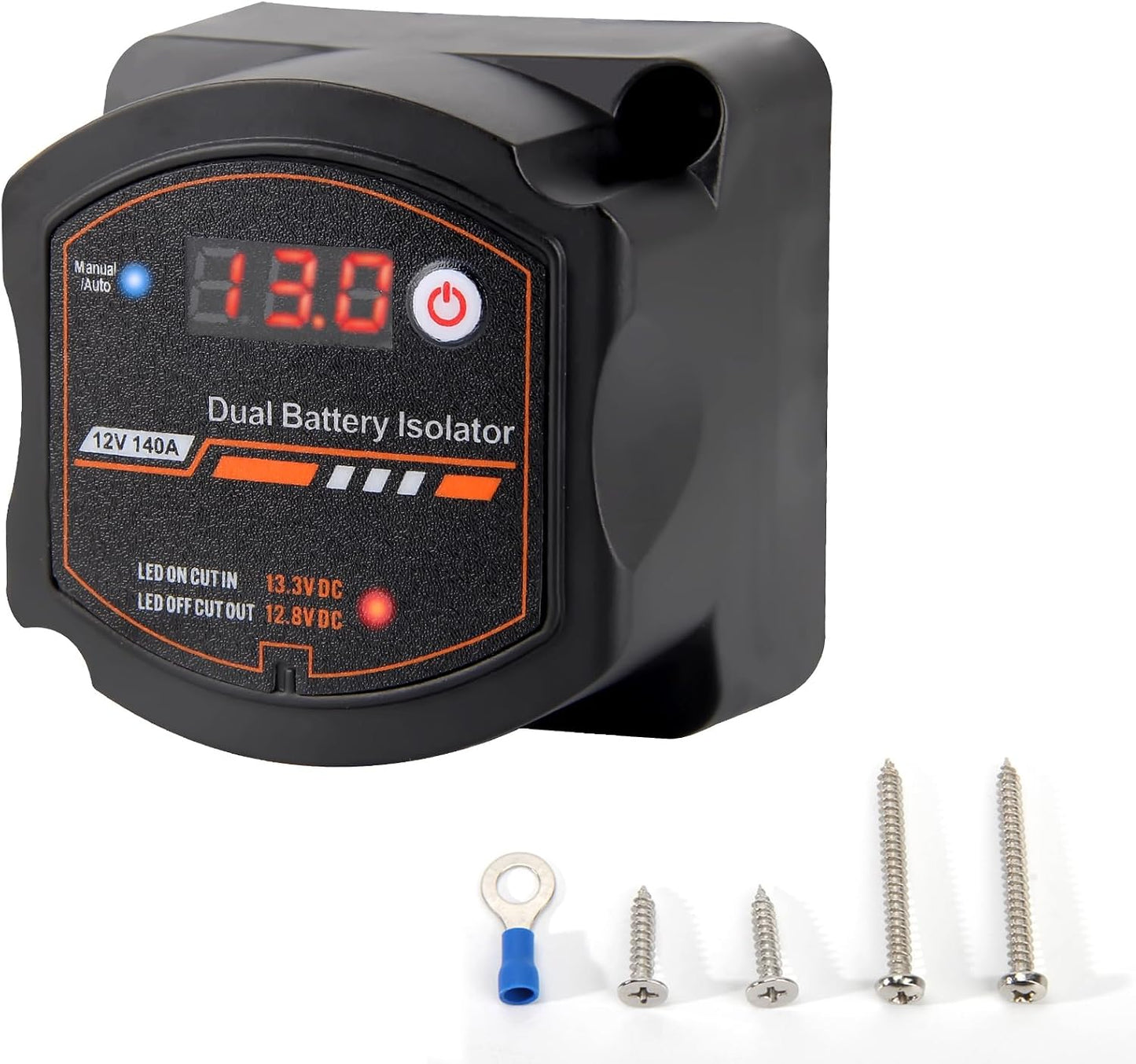 Aislador batería 12V 140A modo auto y manual para ATV UTV