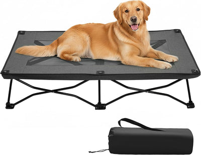 Cama perro malla transpirable plegable antideslizante