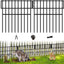 Valla antiexcavación perros 17ft x13" 12 paneles metal inox