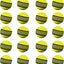 Pelotas golf esponja multicolor 20 pzas interiores