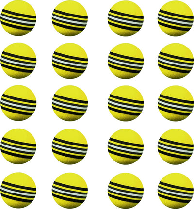 Pelotas golf esponja multicolor 20 pzas interiores