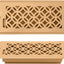 2 Cubiertas Ventilación Suelo 4x10pulg Ajustables