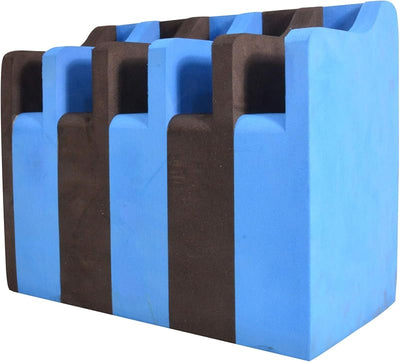 Organiz. de pistola de seguridad en foam negro/azul