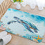 Alfombra baño antideslizante con conchas marinas
