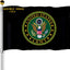 Banderas ejército EE.UU. 3x5 doble cara verde resistente
