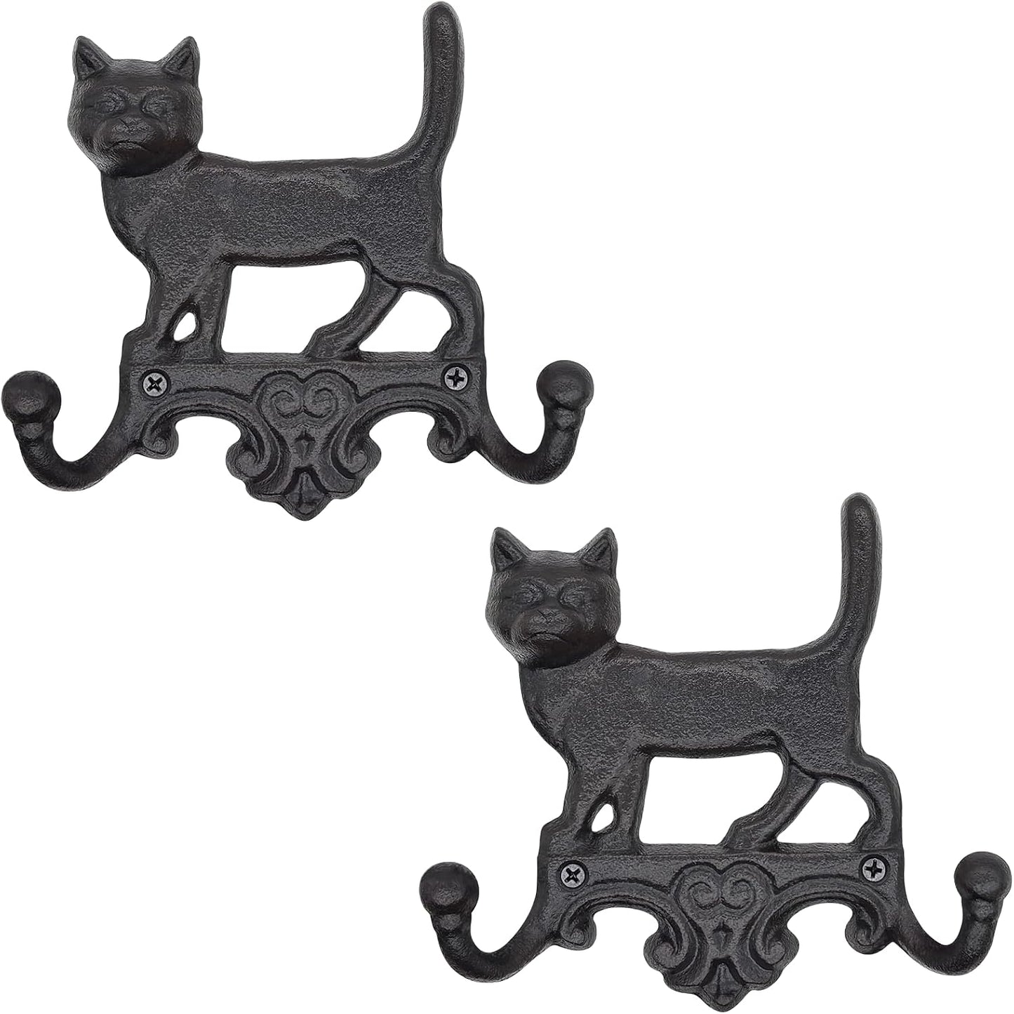 Ganchos hierro fundido soporte pared estilo vintage