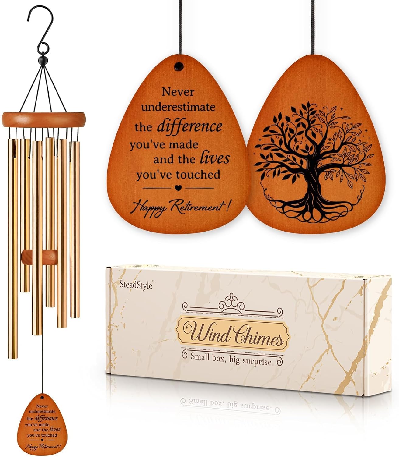 Campanilla viento regalo jubilación para mujer hombre