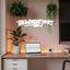Letrero neón LED «the world is yours» USB regulable para