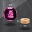 Luz nocturna bola cristal panda madera 16 colores control remoto