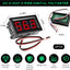 2 Pzas Voltímetro Digital 0-30V para Auto y Moto